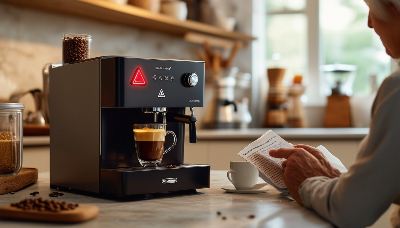 découvrez comment résoudre facilement la panne du triangle rouge sur votre machine à café delonghi magnifica grâce à nos conseils pratiques et astuces. ne laissez pas un problème technique gâcher votre plaisir du café !