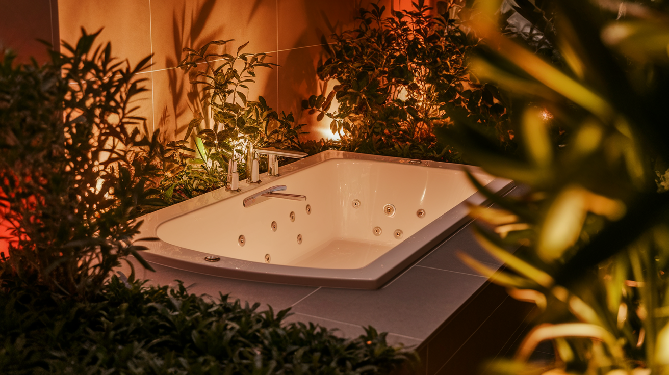 découvrez notre baignoire balnéo 2 places, conçue pour vous offrir un moment de détente inégalé. profitez d'une expérience relaxante à deux avec un design élégant et des fonctionnalités hydromassantes qui transforment votre salle de bain en un véritable spa.