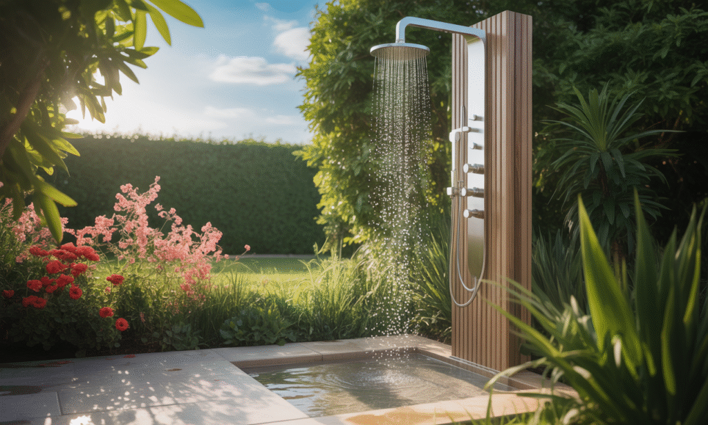 transformez votre jardin en un véritable havre de paix estival avec une douche extérieure. profitez des journées ensoleillées et rafraîchissez-vous tout en ajoutant une touche d'élégance à votre espace extérieur. découvrez nos conseils et inspirations pour une installation réussie.