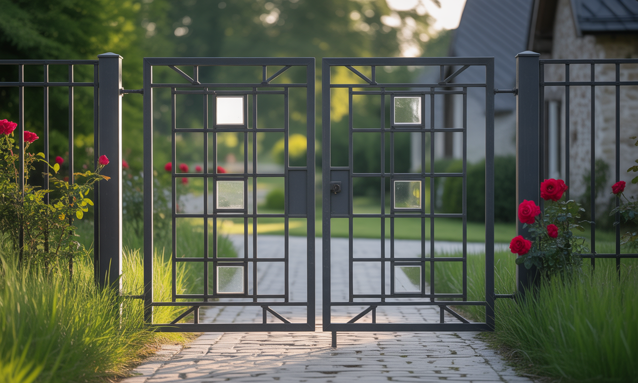 découvrez l'élégance intemporelle du portail en fer forgé, un choix classique pour sublimer l'entrée de votre maison. alliant robustesse et esthétisme, il offre sécurité et charme à votre propriété.